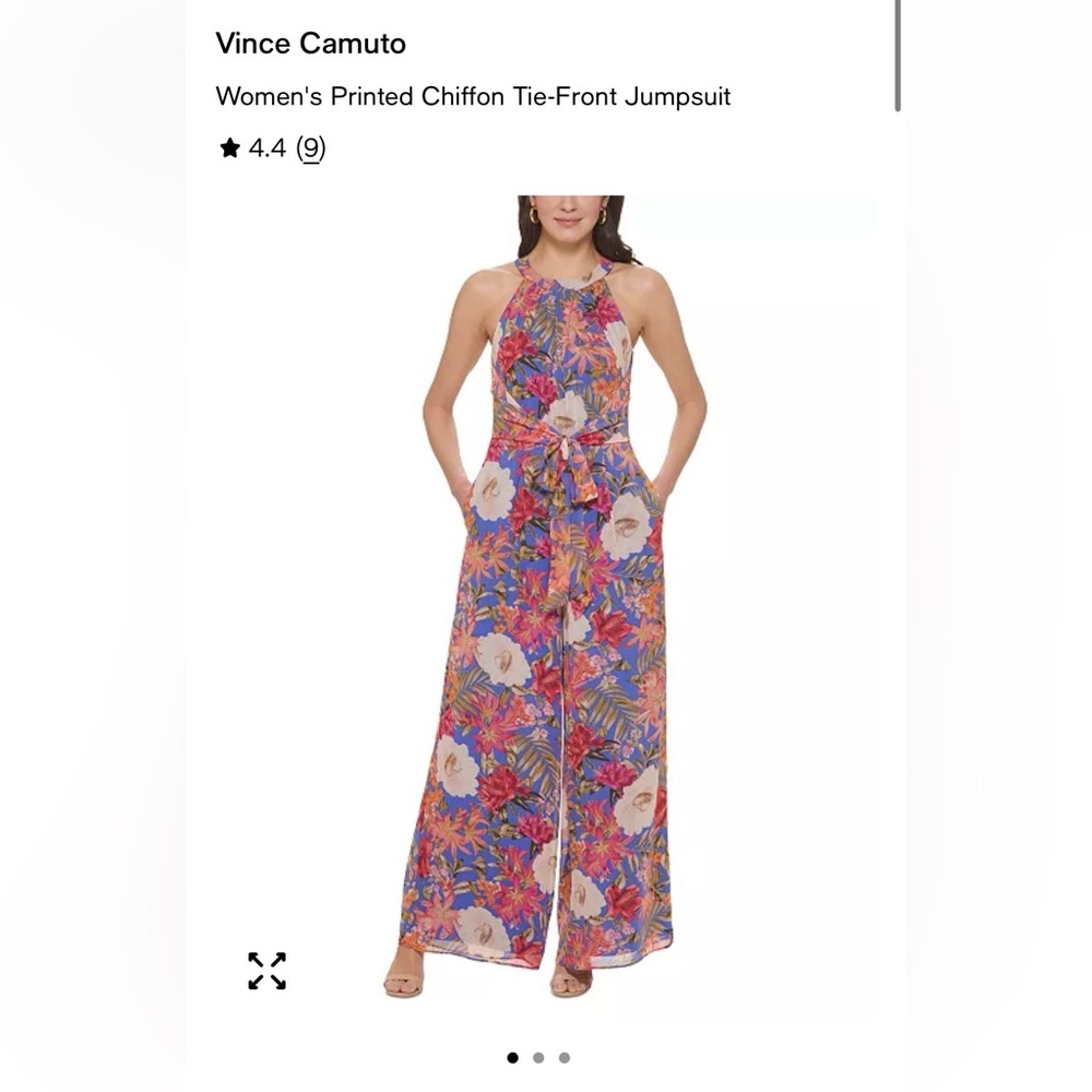 Vince Camino Floral Jumpsuit